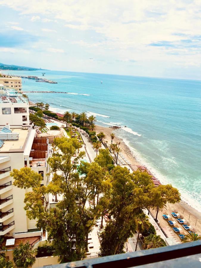 Apartamento Lujoso Y Moderno Vistas Panoramicas Al Mar Marbella Esterno foto